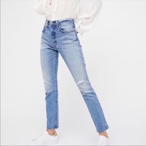 Levi 501s high wasted jeans